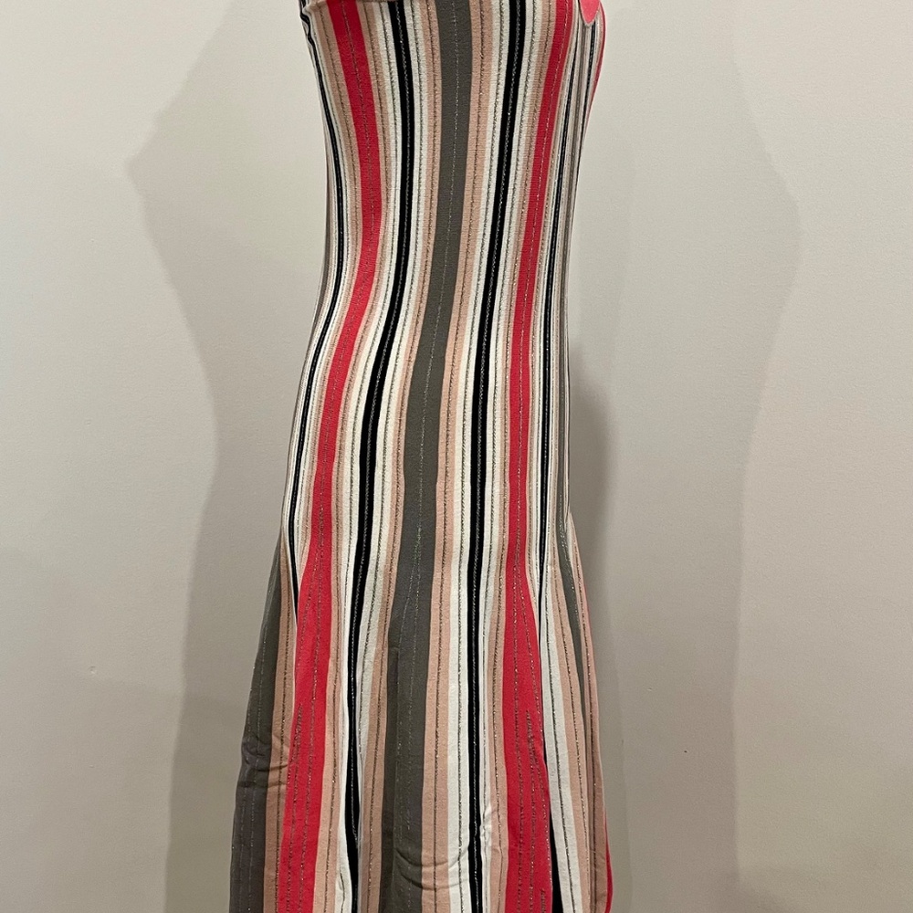 D. Exterior Bodycon Fun Metallic Summer Dress - Slip On XS - Picture 4 of 9